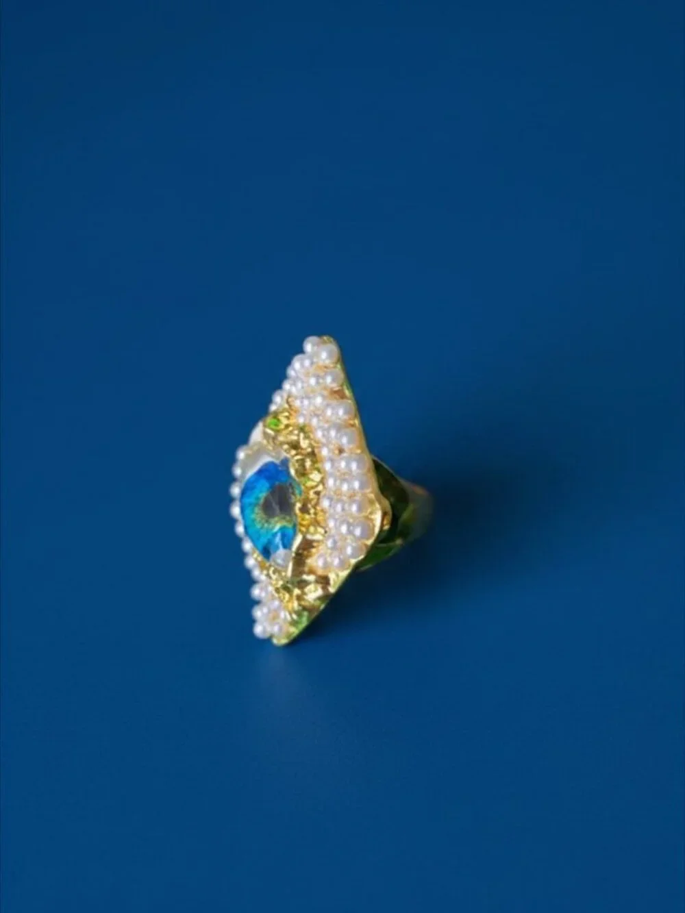 Pearl Demon Eye Ring